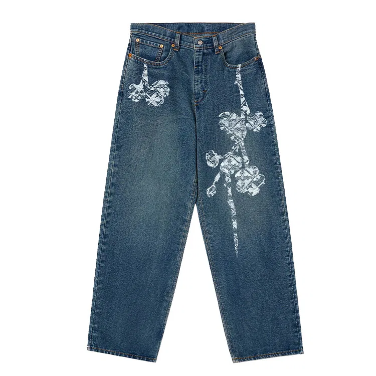 Детские джинсы с широкими штанинами Levis, Blue