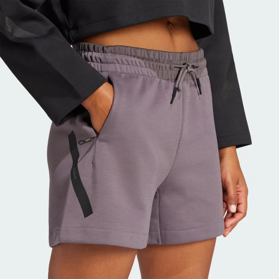Шорты спортивные с принтом adidas Z.N.E. Shorts, adidas, Зеленый — фото 4