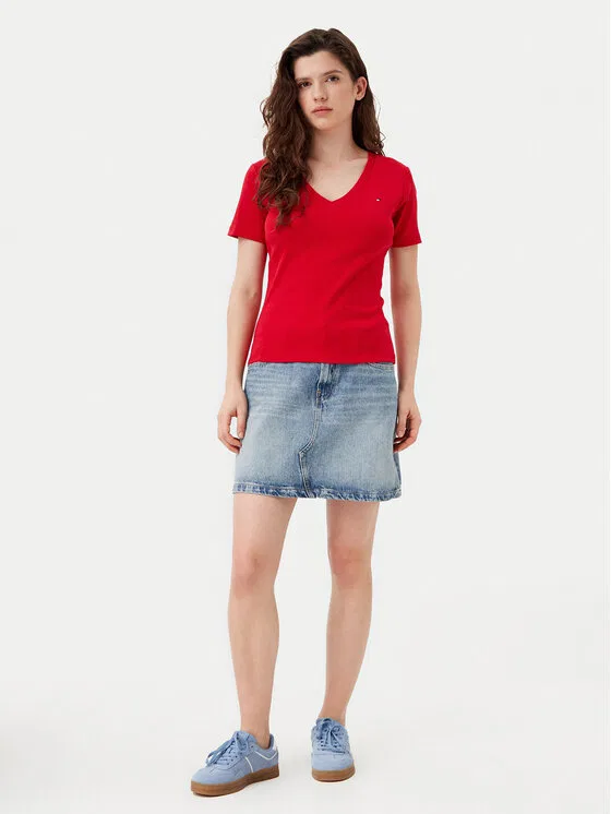 Футболка slim fit New Cody Tommy Hilfiger, красный — фото 2