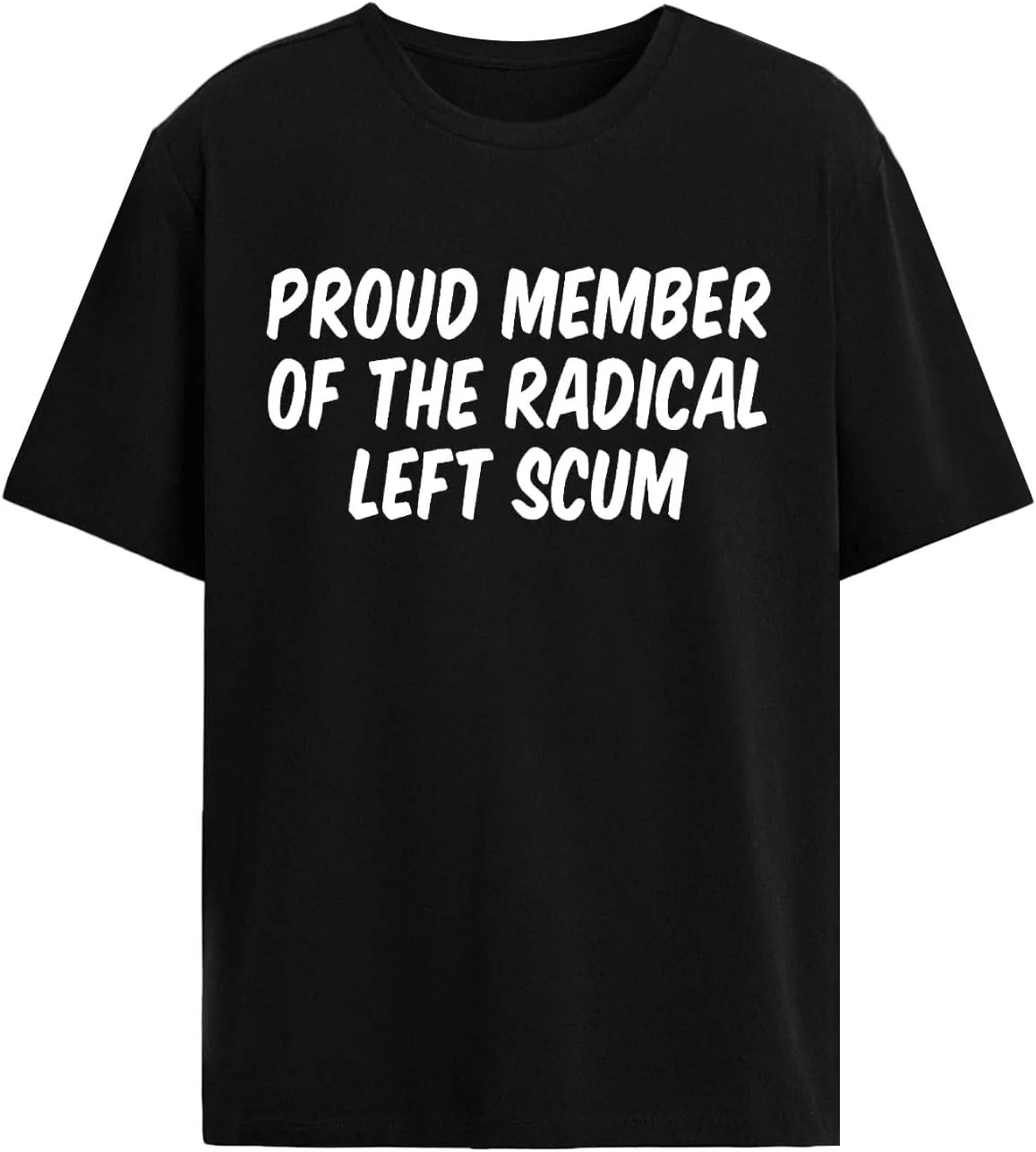 Футболка с принтом Radicals Left Scum Shirt-003, Allblack