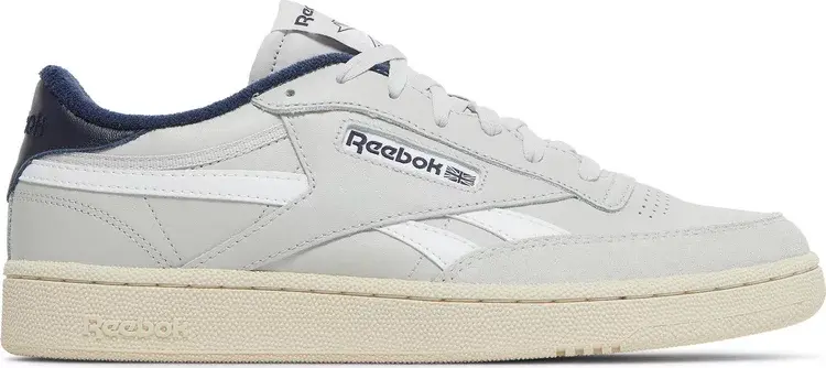 

Кроссовки club c revenge 'pure grey vector navy' Reebok, серый