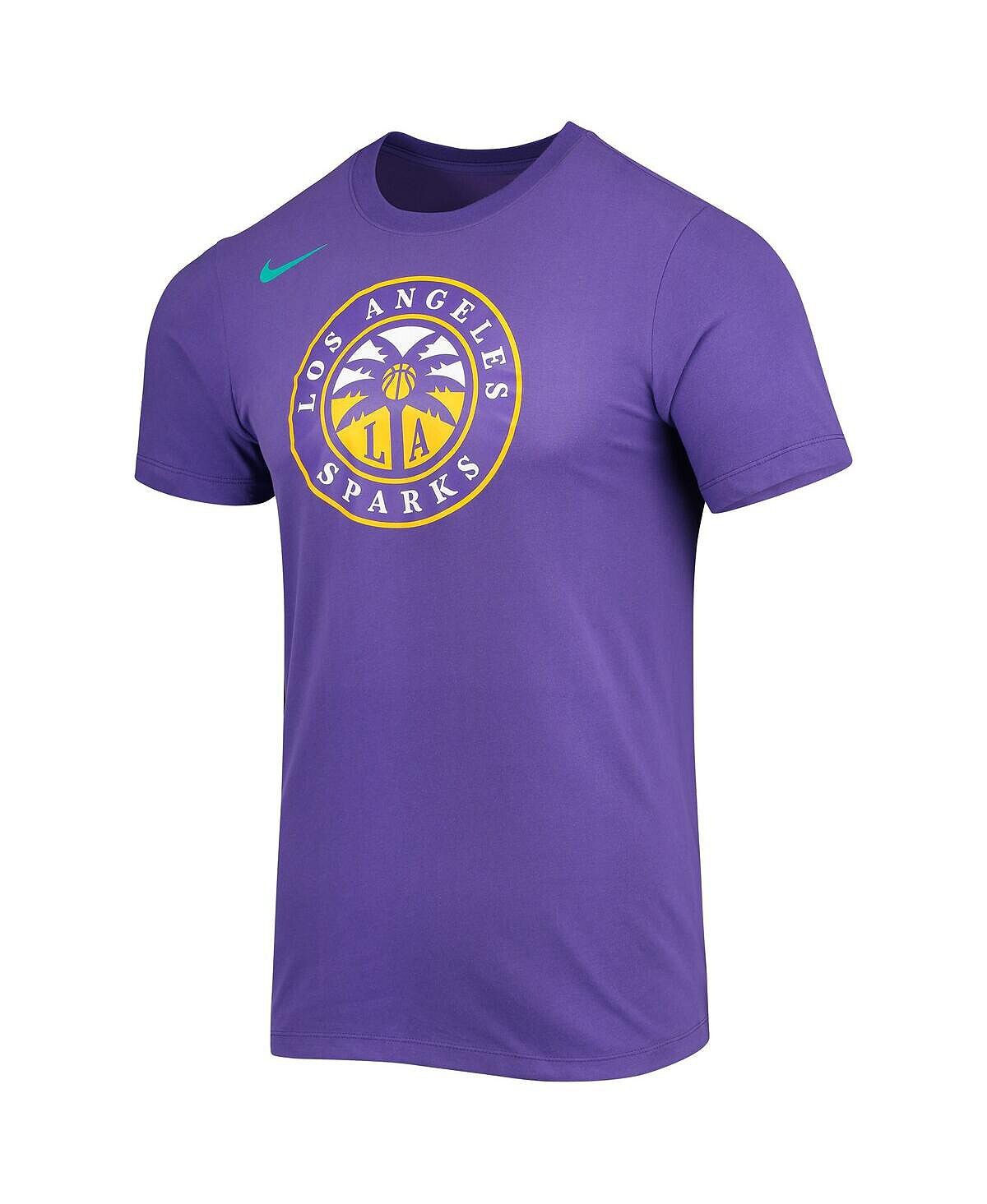 Мужская фиолетовая футболка с логотипом los angeles sparks Nike, фиолетовый — фото 4