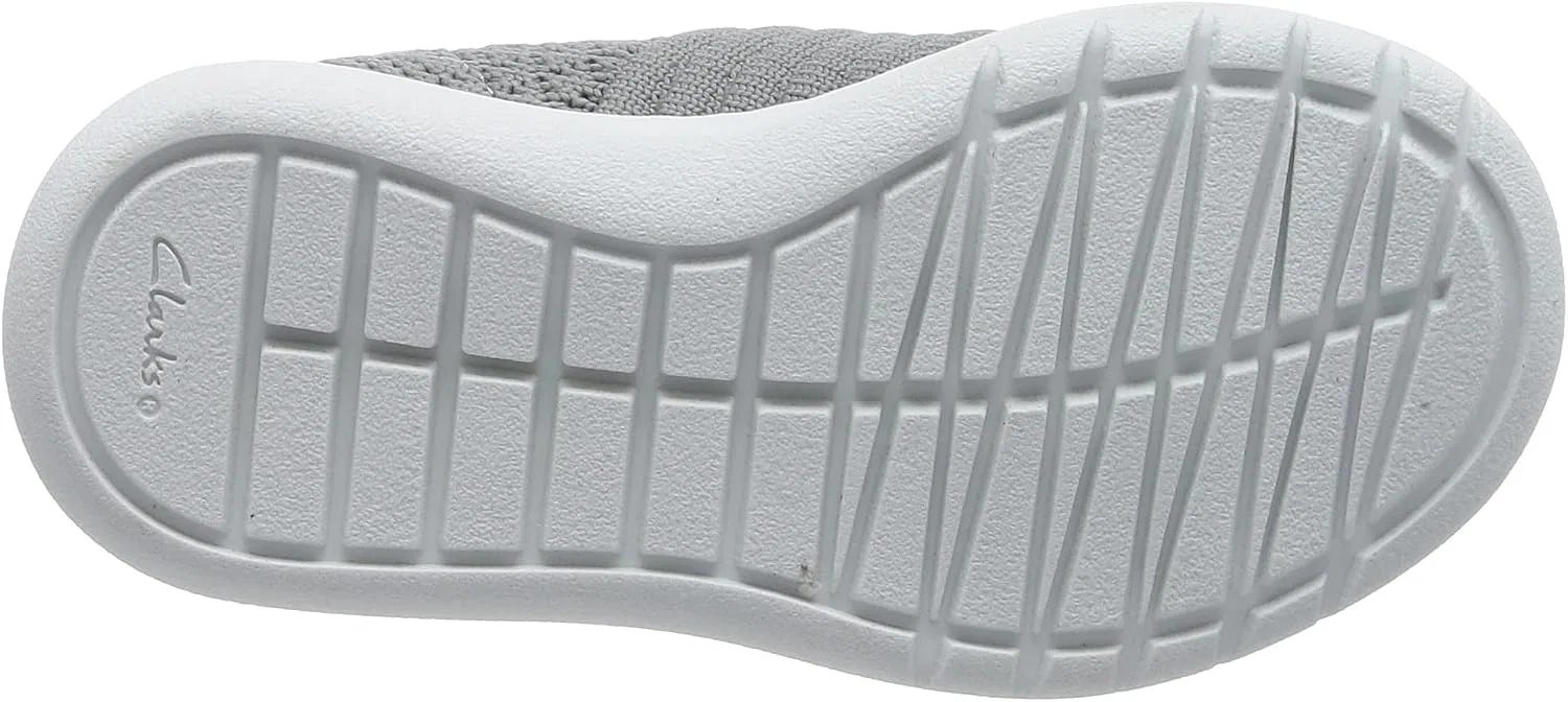 Детские ботинки для девочек Clarks Girls Nova Tale Half Length, Grey — фото 2