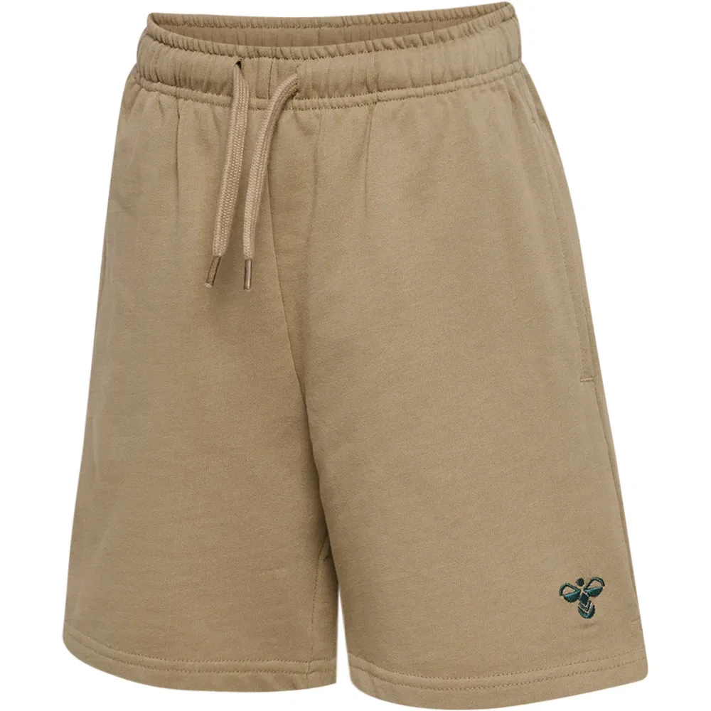 Детские шорты для девочек с боковыми карманами Jump Boxy Hummel, Beige — фото 3