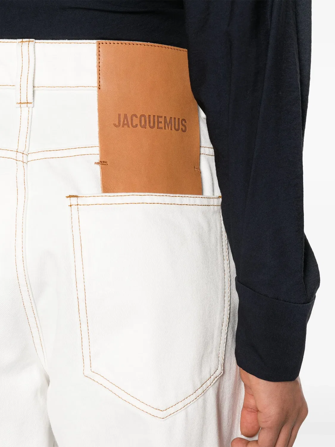 Джинсы из органического хлопка Jacquemus, нейтральный — фото 2