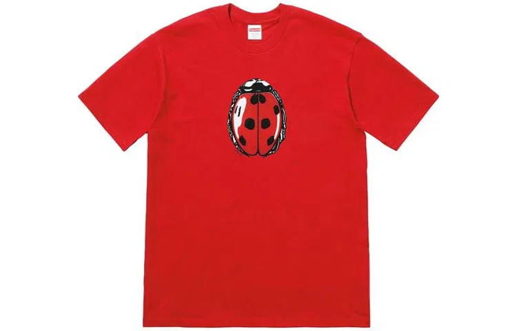 Женская футболка с принтом Ladybug Tee Supreme, Черный