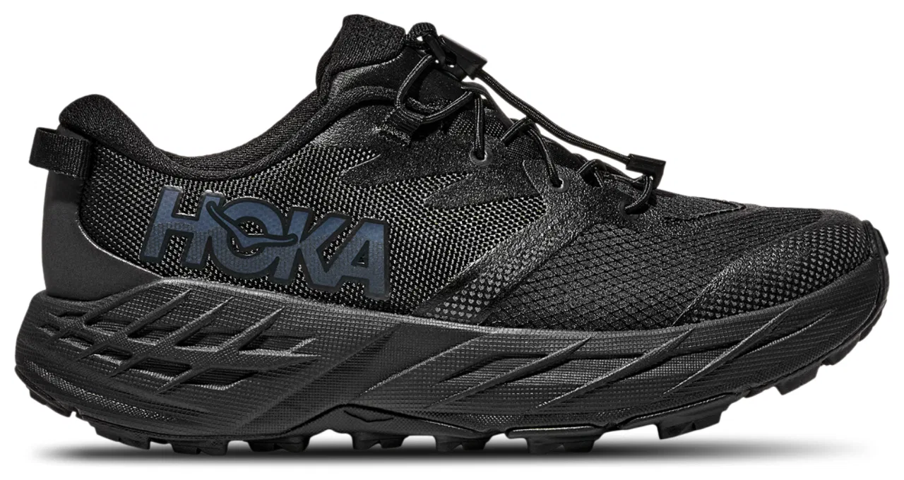 Детские кроссовки для мальчиков с защитным носком SpeedGoat 7 HOKA, Black Black