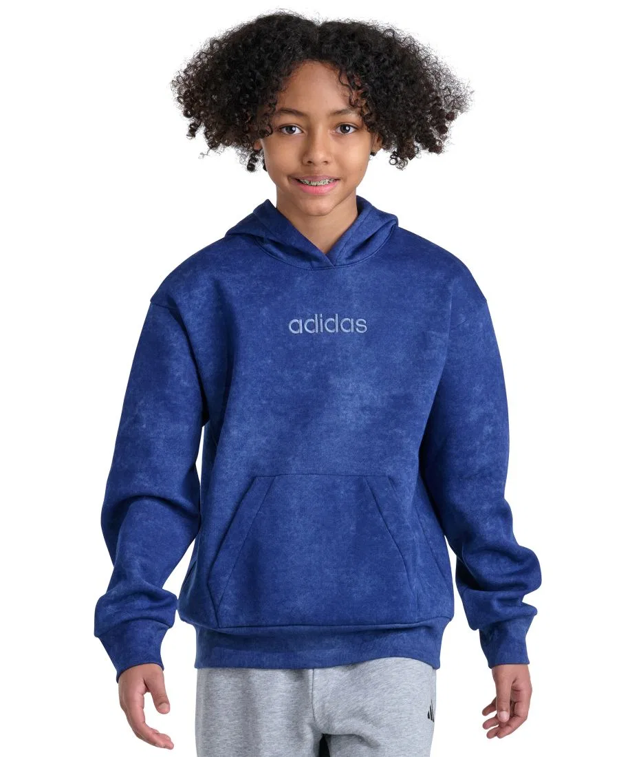 Худи с длинным рукавом и капюшоном, свободный крой adidas, Dark Blue