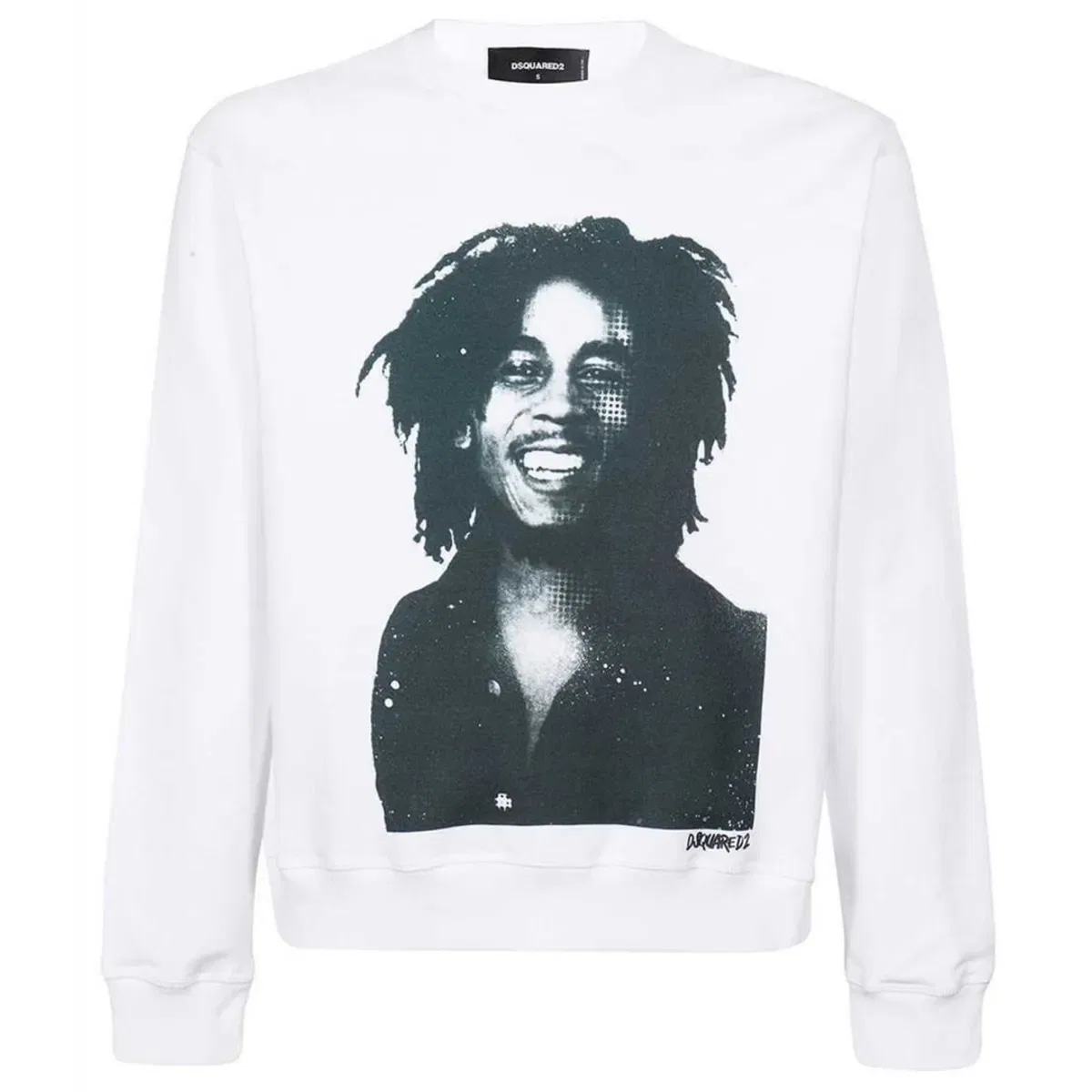Белый свитшот Bob Marley Cool Fit Dsquared2, White
