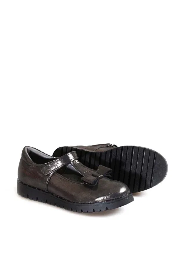Детские балетки для девочек из натуральной кожи Mirgeshoes, Black — фото 2
