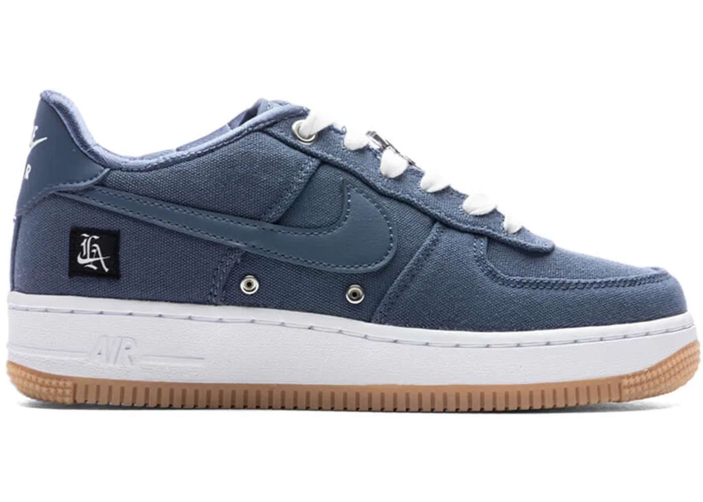 Детские кроссовки Lifestyle Nike Air Force 1 Low, Diffused Blue/Diffused Blue/White/Metallic Silver/Black