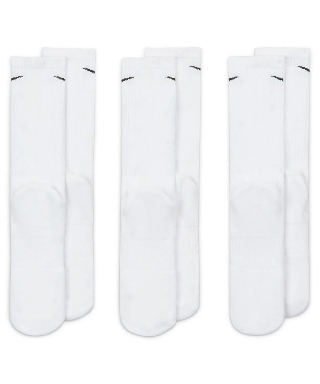 Женские носки с технологией Dri-FIT, комплект из 3 пар NIKE, Black — фото 3