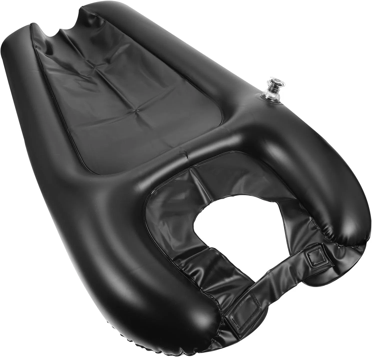 Надувная подушка для мытья головы, PVC, 60x38x5 см, Черный Generisch