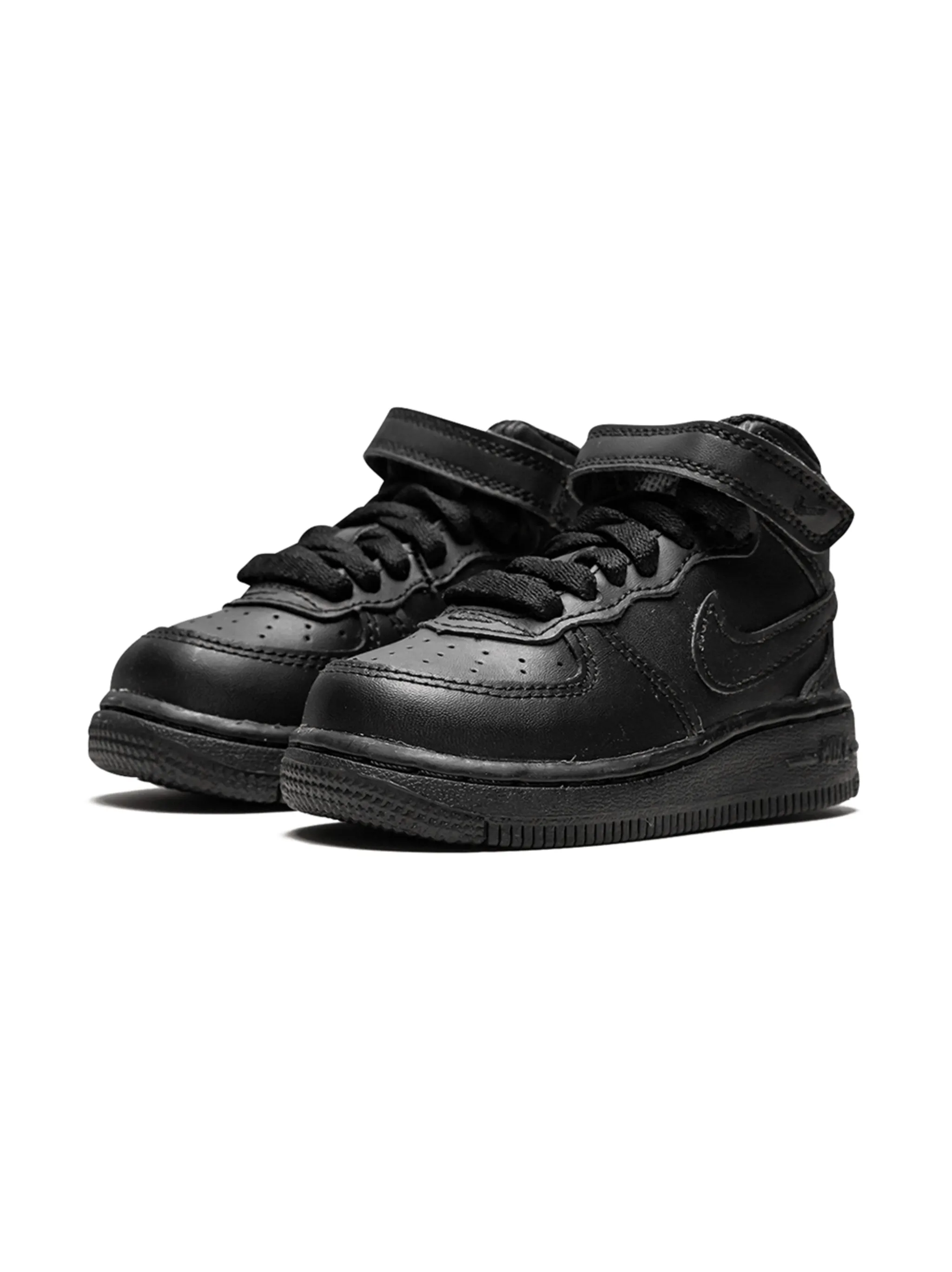 Кроссовки Force 1 Mid Nike Kids, черный — фото 2