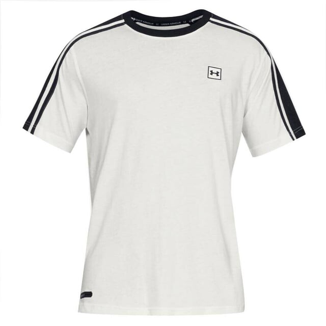 

Футболка в полоску Unduppable белая мужская Under Armour, белый