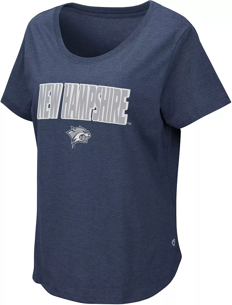 

Женская темно-синяя футболка Colosseum New Hampshire Wildcats
