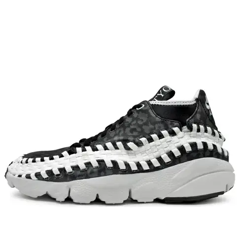 

Кроссовки air footscape woven chukka x mita sneakers 'black leopard/white' Nike, черный