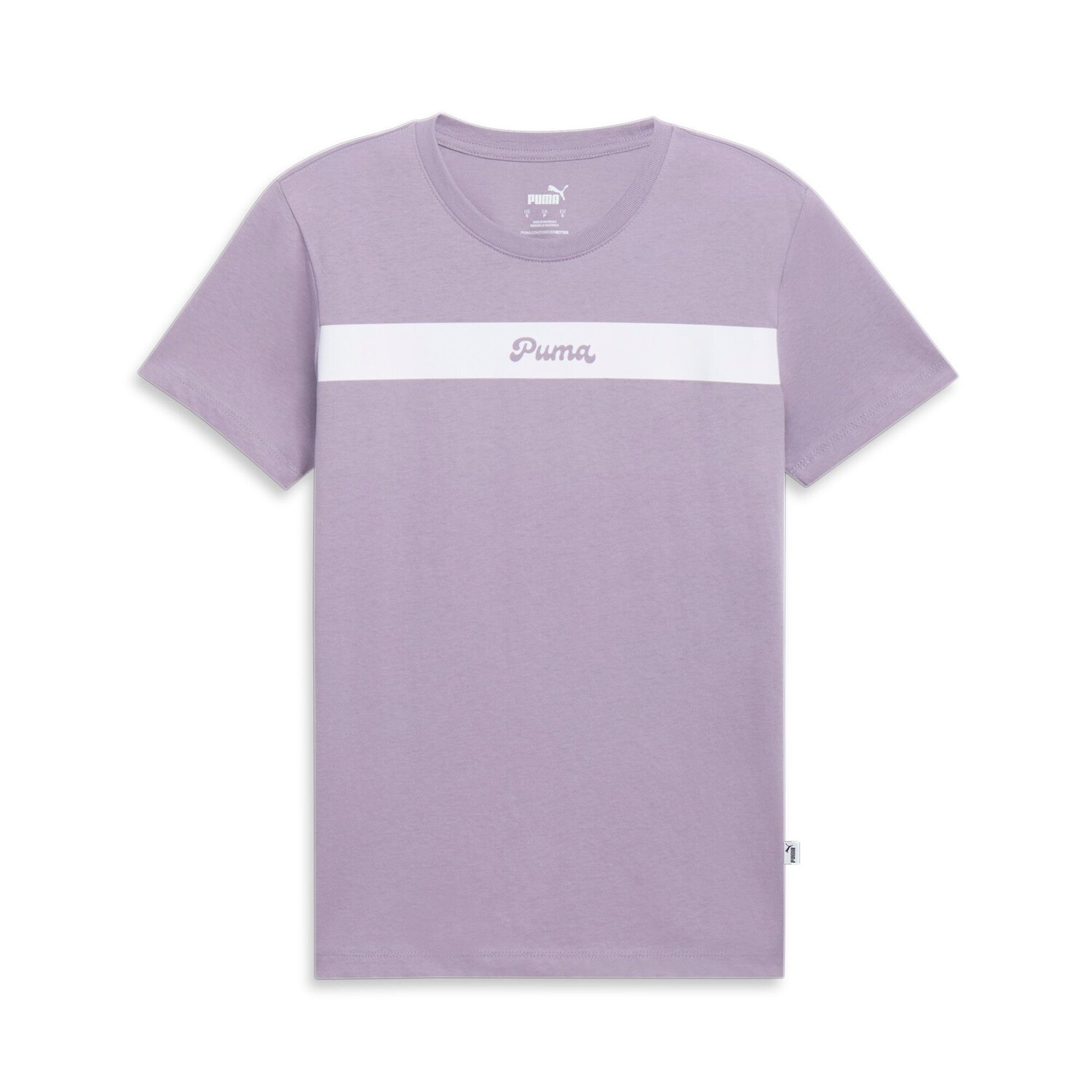 

Женская футболка с логотипом PUMA Upfront Line, цвет Pale Plum
