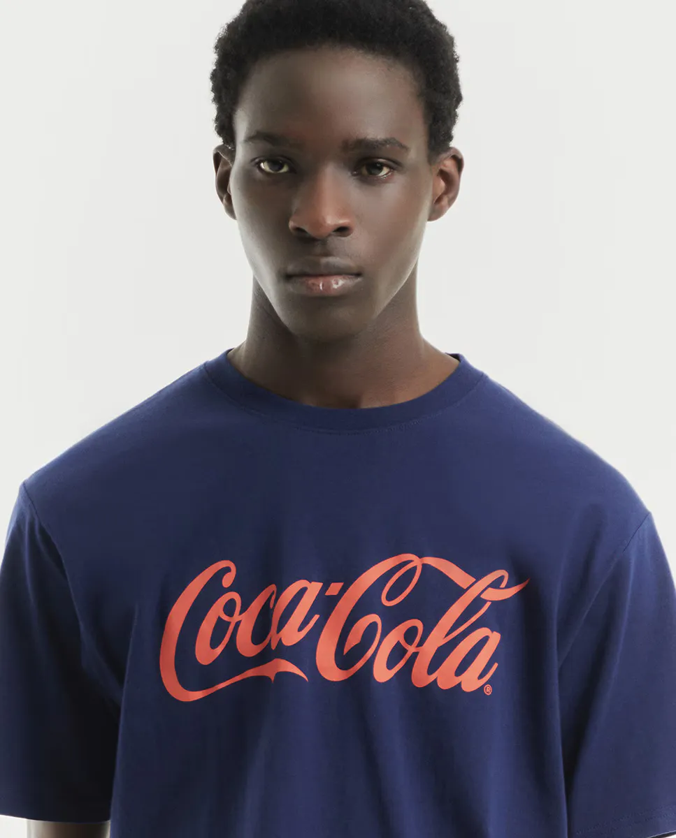 

Мужская футболка Coca Cola Sfera, темно-синий