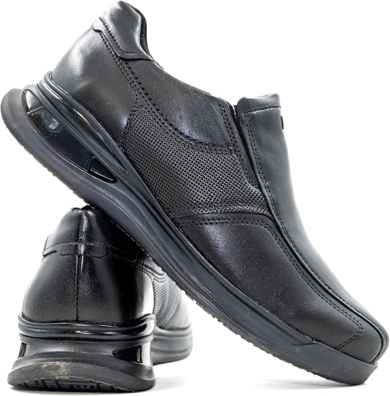 Мужские лоферы из натуральной кожи, PEGADA, Mestico Preto Black