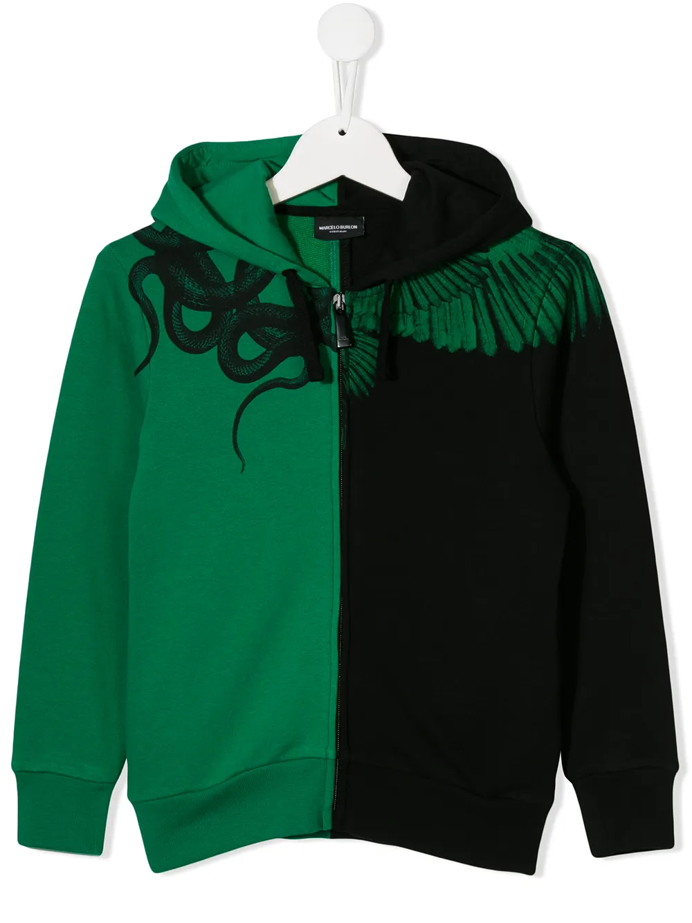 

Толстовка в стиле колор-блок с принтом County Of Milan Kids, черный