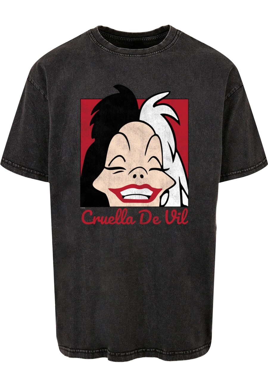 

Классическая футболка ABSOLUTE CULT Shirt 101 Dalmations - Cruella De Vil Head, черный