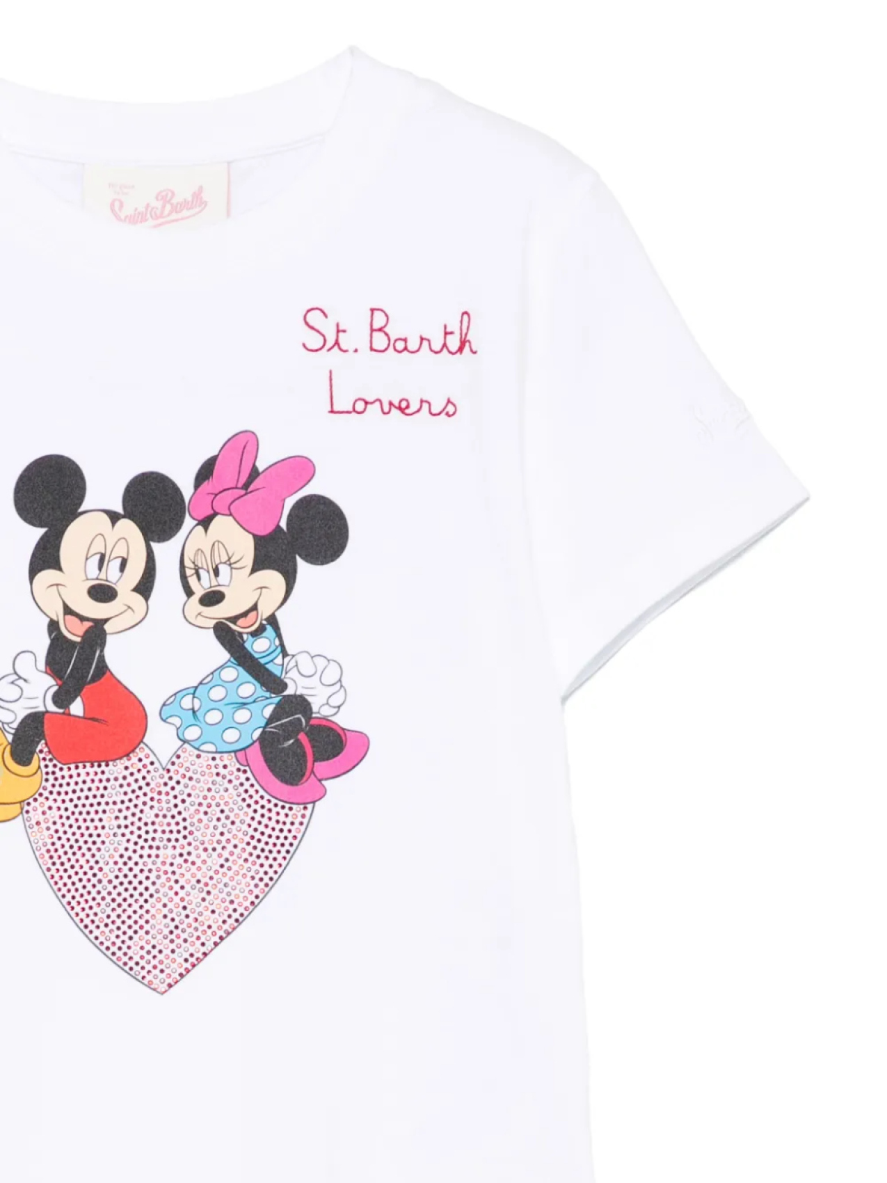 Футболка Elly из коллаборации с Disney MC2 Saint Barth Kids, белый — фото 3