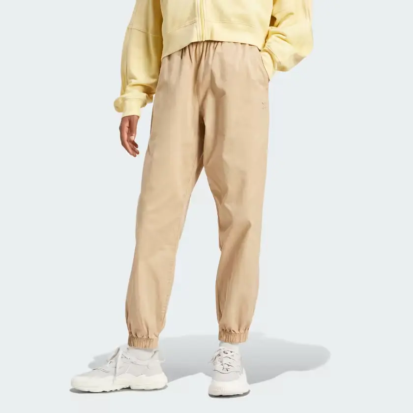 Essentials+ Вязаные спортивные штаны женские Magic Beige Adidas Originals — фото 3