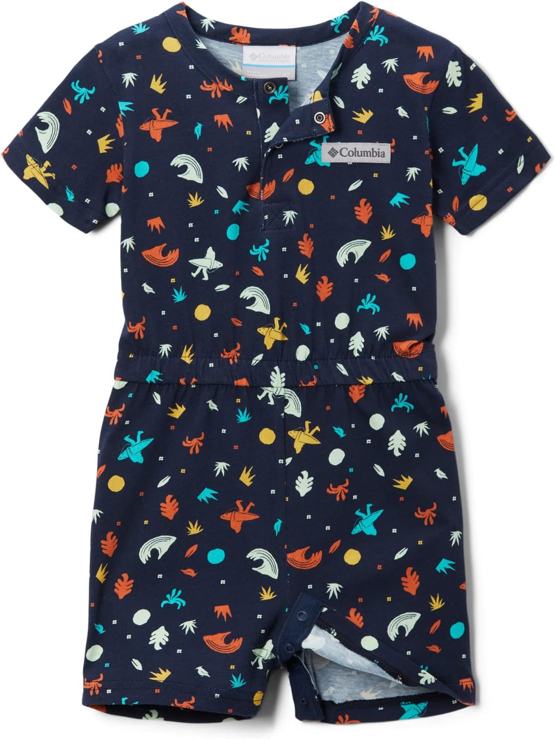 

Columbia Unisex Baby Little Sur Playsuit, Collegiate Navy Sasquatch Shores