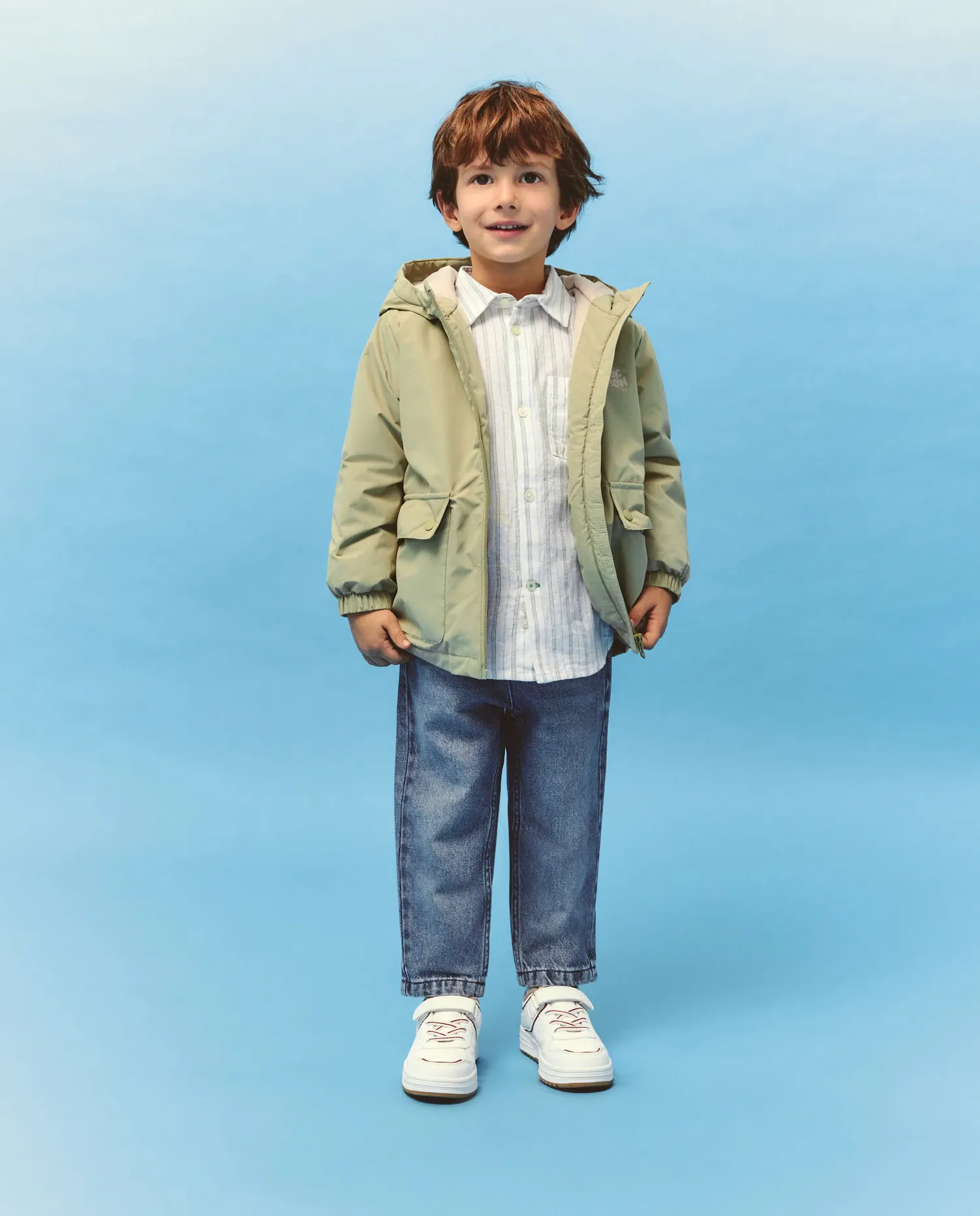 Базовые джинсы для мальчика Kids El Corte Inglés, бледно-голубой — фото 2