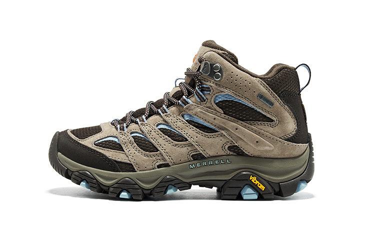 

Женские кроссовки Moab 3 GORE-TEX 'Brindle' от MERRELL, бежево-коричневые