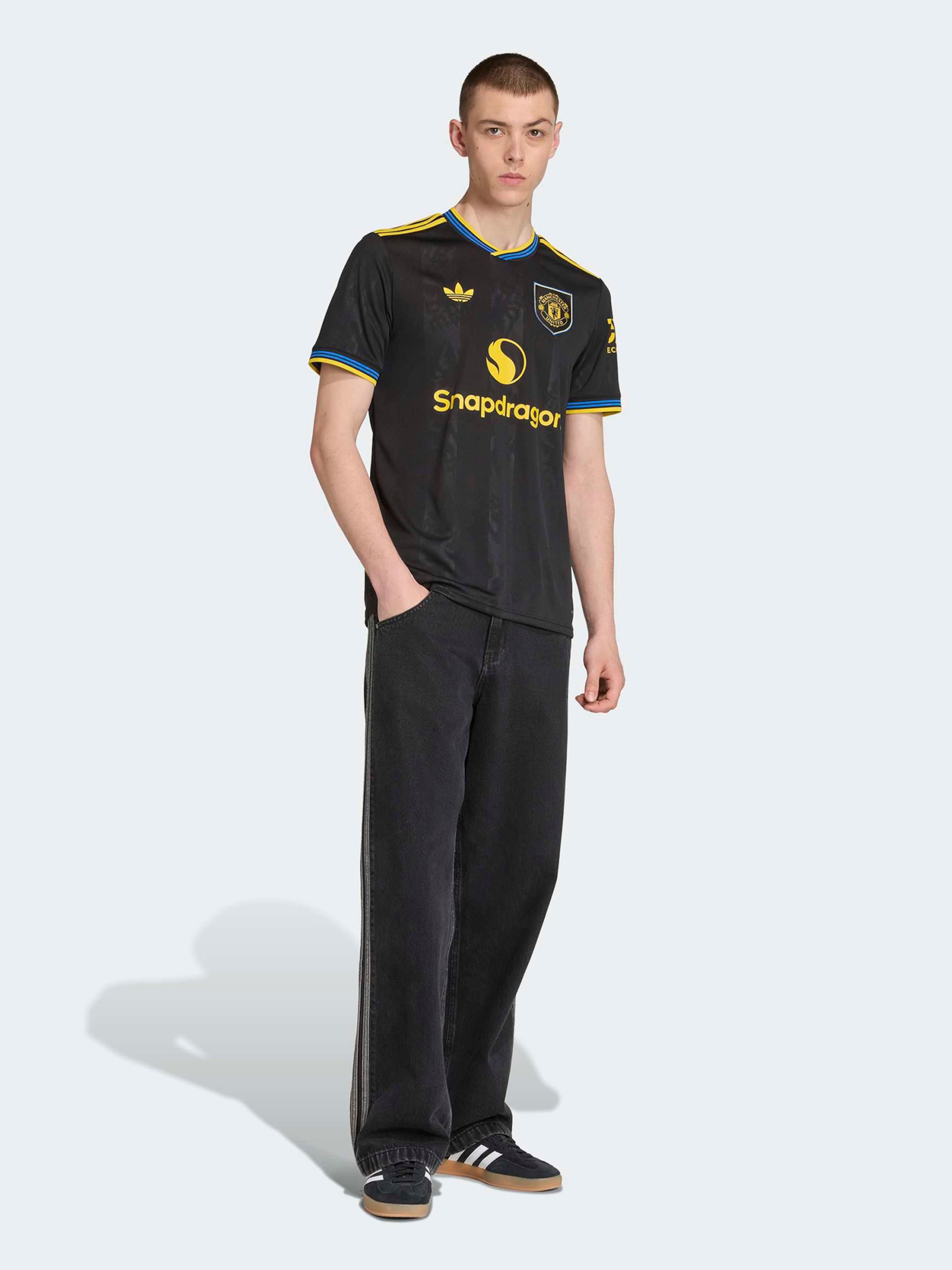 Adidas Performance Джерси 'Manchester United 25/26' в черном цвете — фото 2