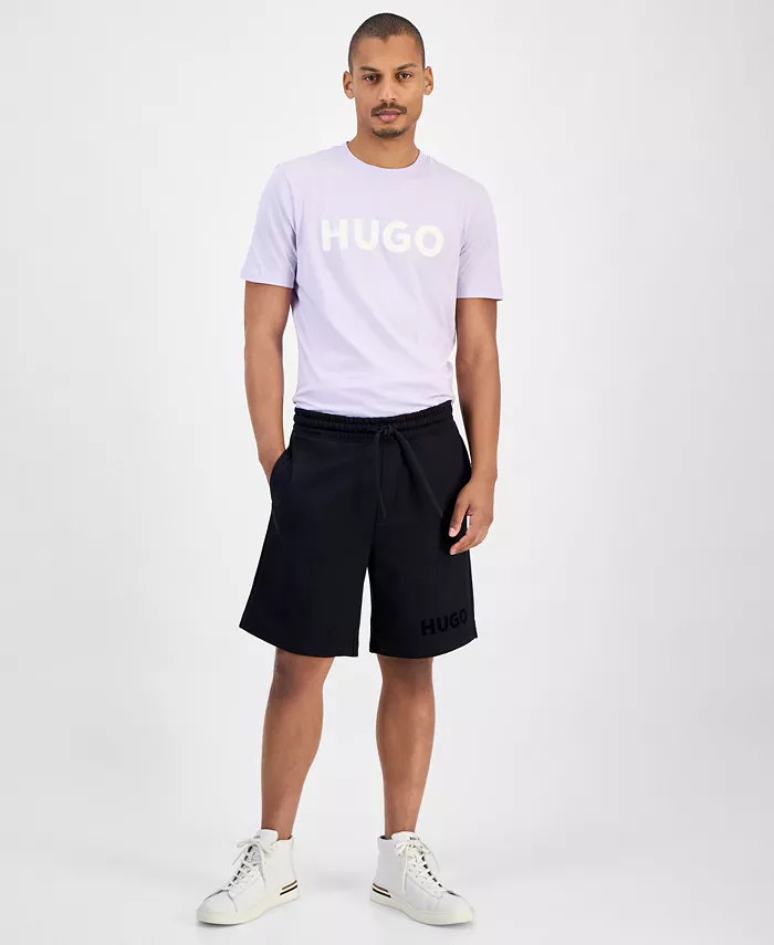 

Мужские шорты Dinkoe Cotton Relaxed 8" Hugo Boss, черный