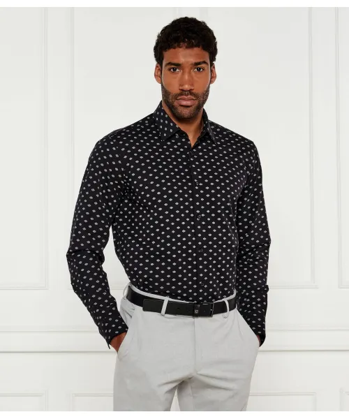 

Рубашка Валерио Modern fit Hugo, черный