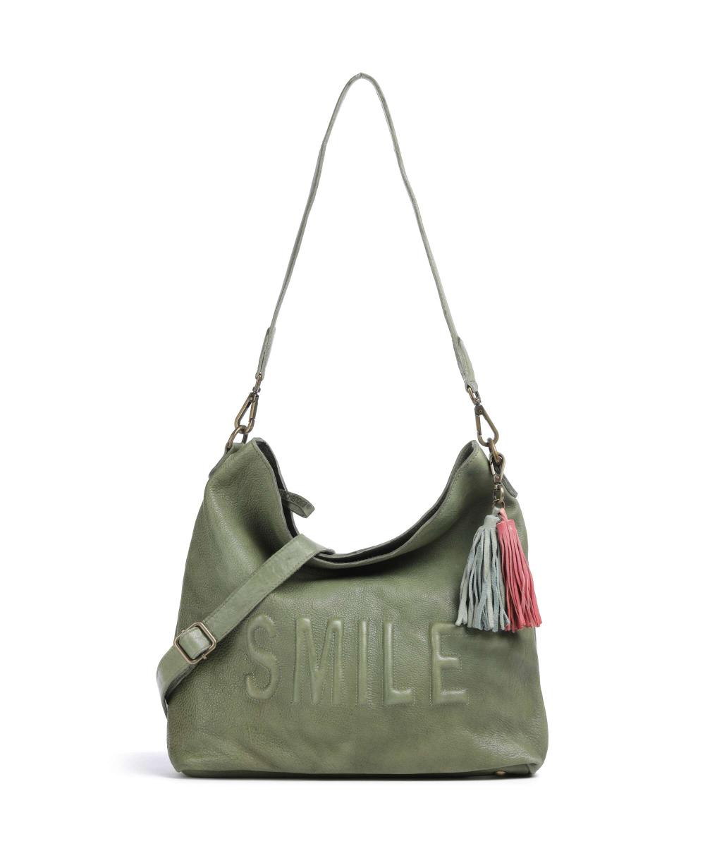 

Сумка Paoliweg 2 из зернистой коровьей кожи Taschendieb Wien, зеленый