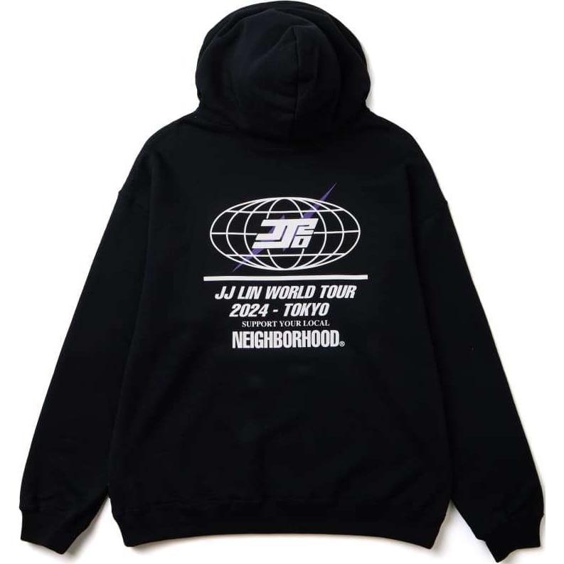 

Хлопковая толстовка с вышитым логотипом NEIGHBORHOOD, черный