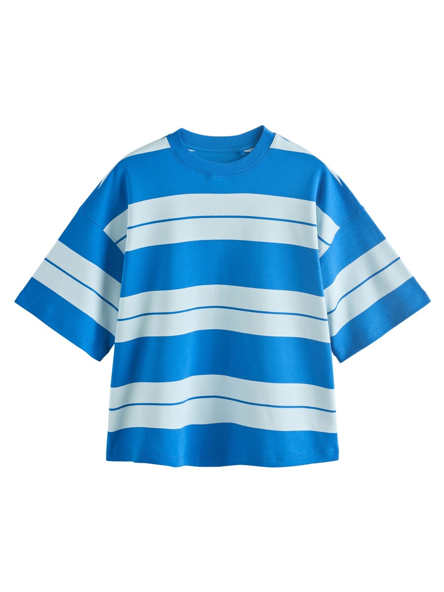 

Рубашка оверсайз Next, цвет Royal blue/Pastel blue
