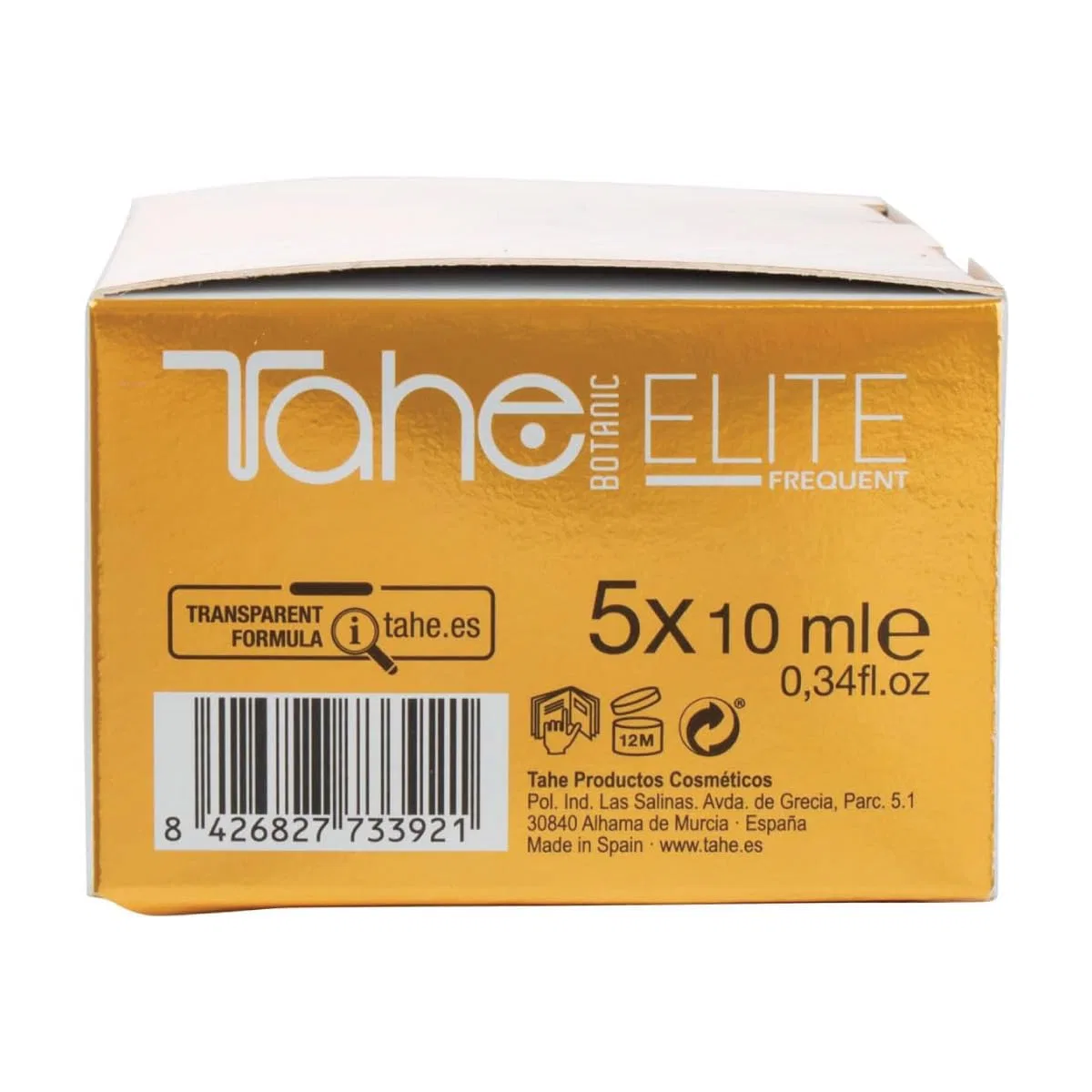 Интенсивный уход для волос Tahe Elite Frequent с жидким золотом и кератином Tahe — фото 4