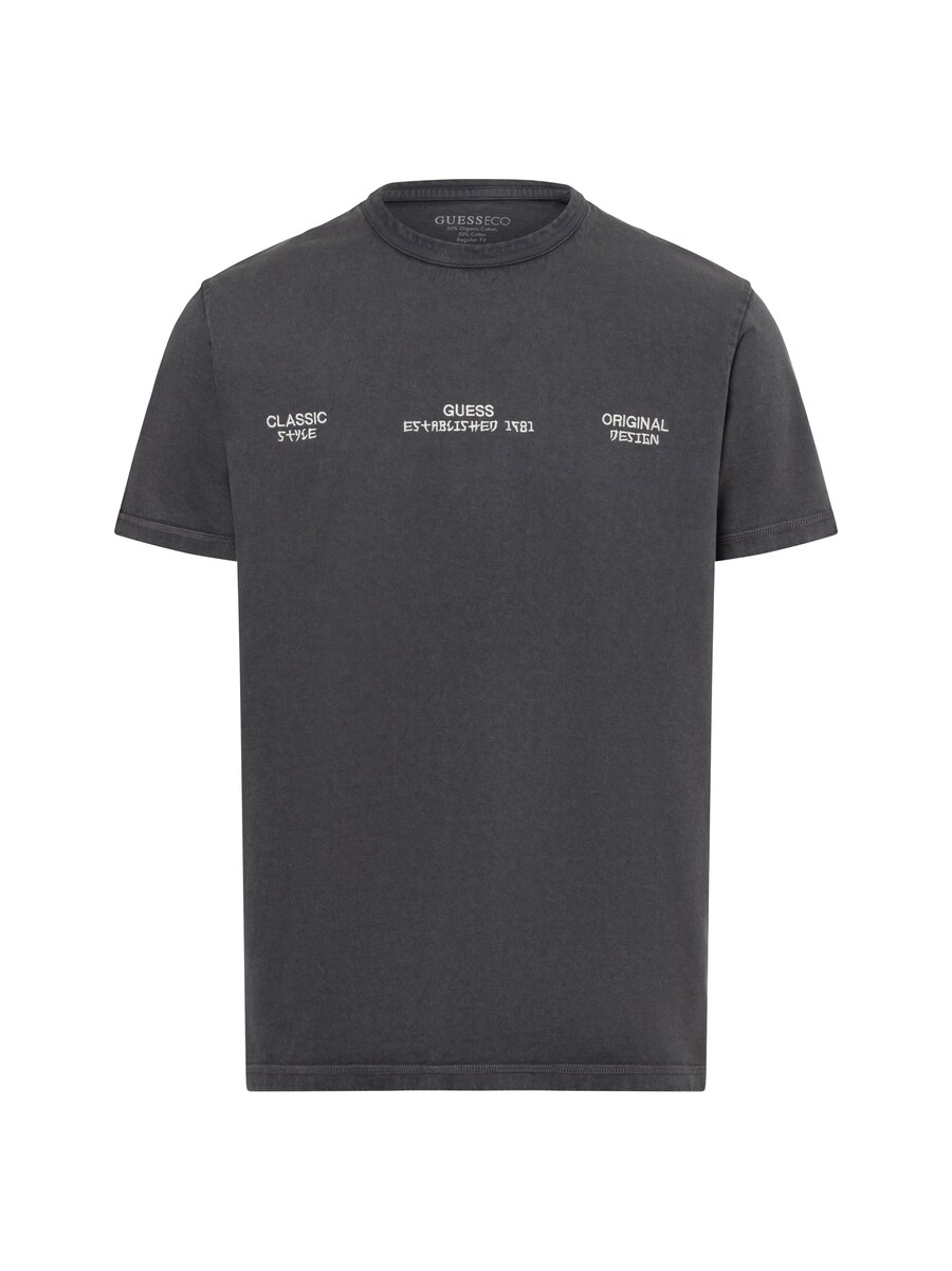 

Классическая футболка GUESS Shirt, антрацит