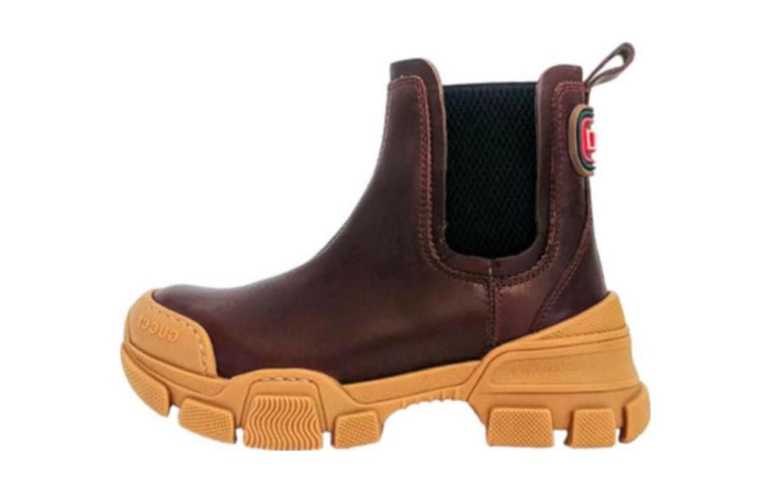 

Низкие детские ботинки коричневые Kids' GUCCI