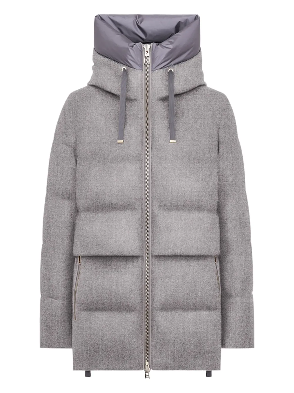 

Пуховик с капюшоном Duno, серый