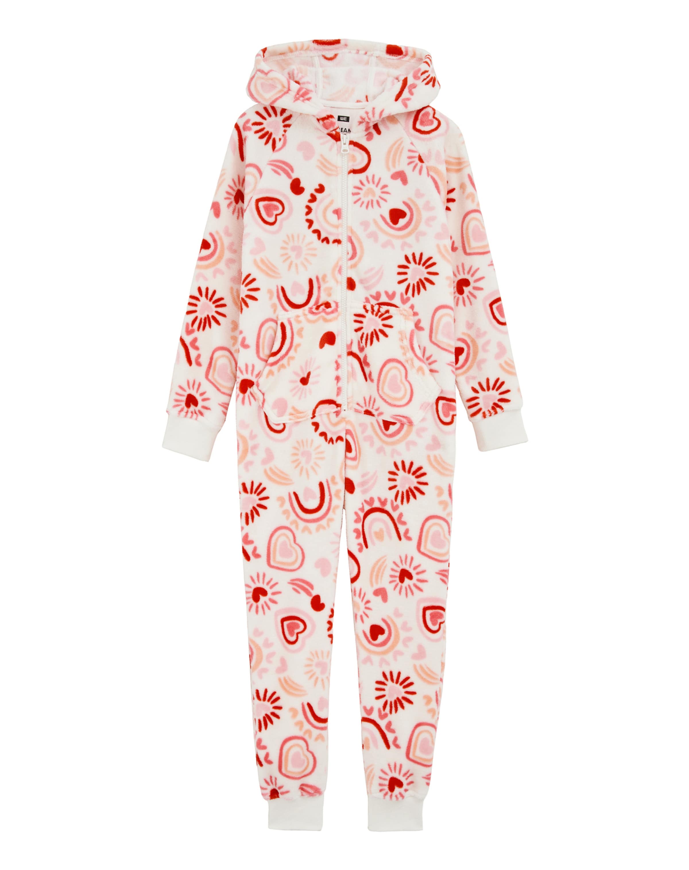 

WE Fashion Пижама в белом цвете