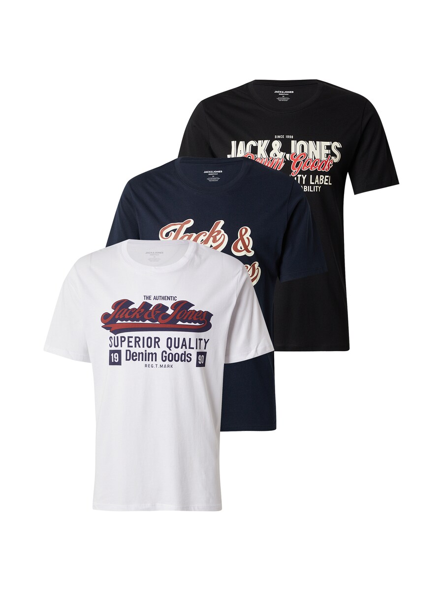 

Футболка JACK & JONES JACK & JONES , Night blue/Black/White