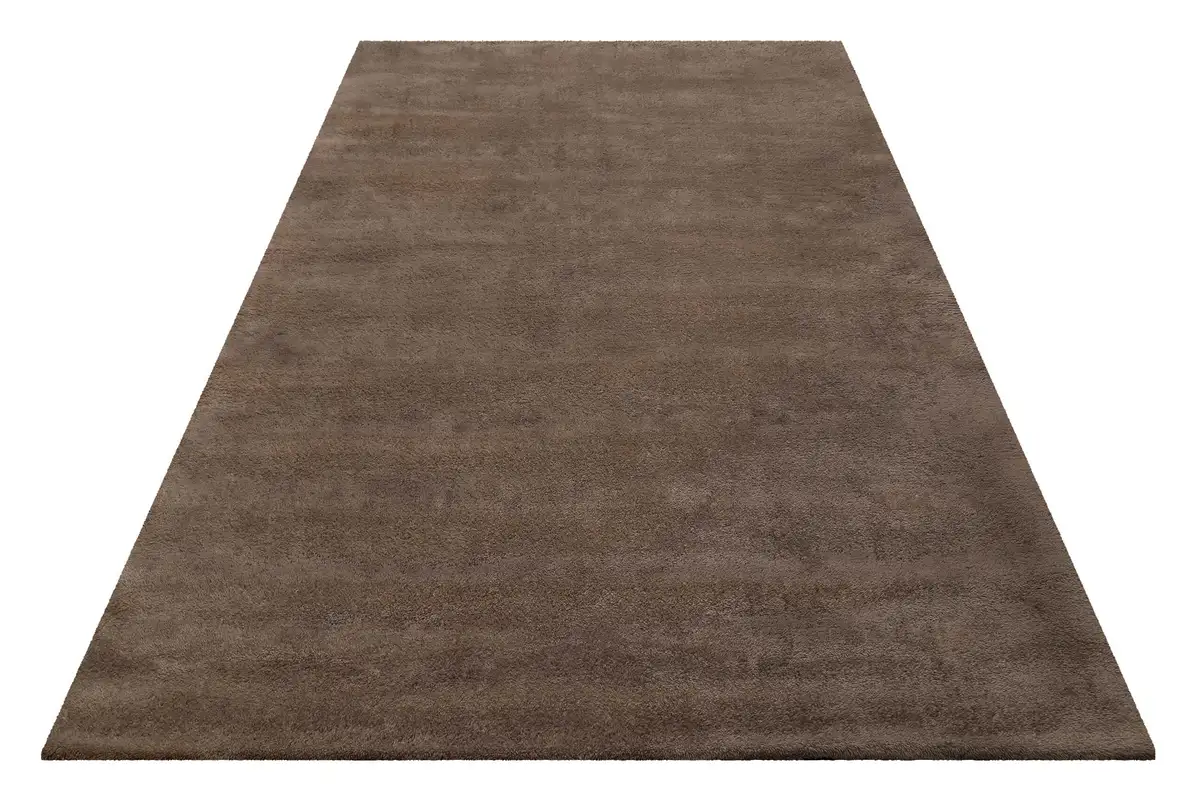 

Шерстяной ковер Esprit "Greenwood Rug", прямоугольный, современный, уютный из натуральной шерсти, легко чистится, гостиная, спальня 140х140 см, серо-коричневый