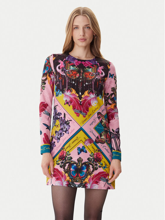 

Повседневное платье slim fit 79HAO9P1 NS696 Versace Jeans Couture, мультиколор