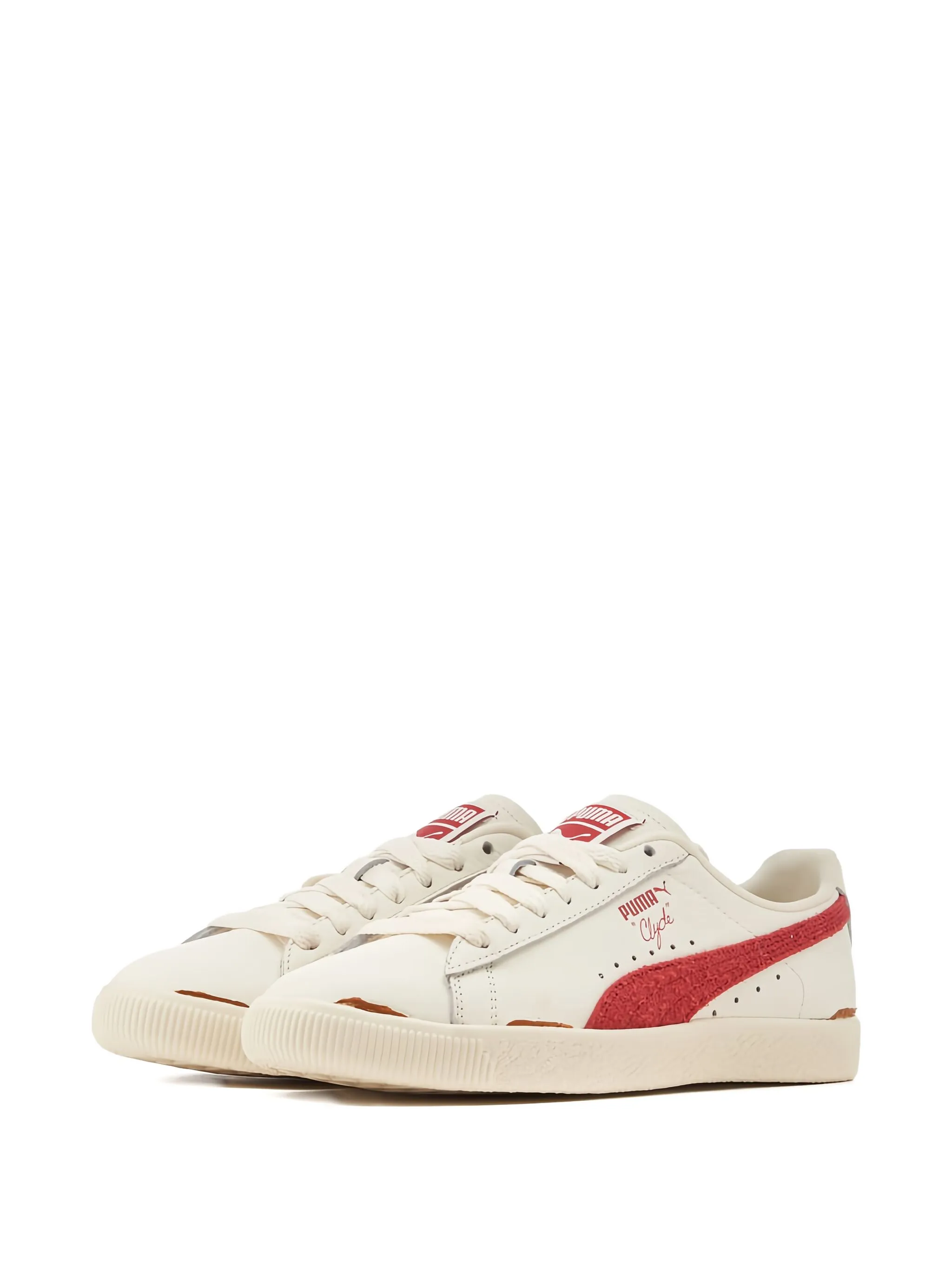 Кроссовки Clyde Neverworn III Puma, кремовый — фото 2