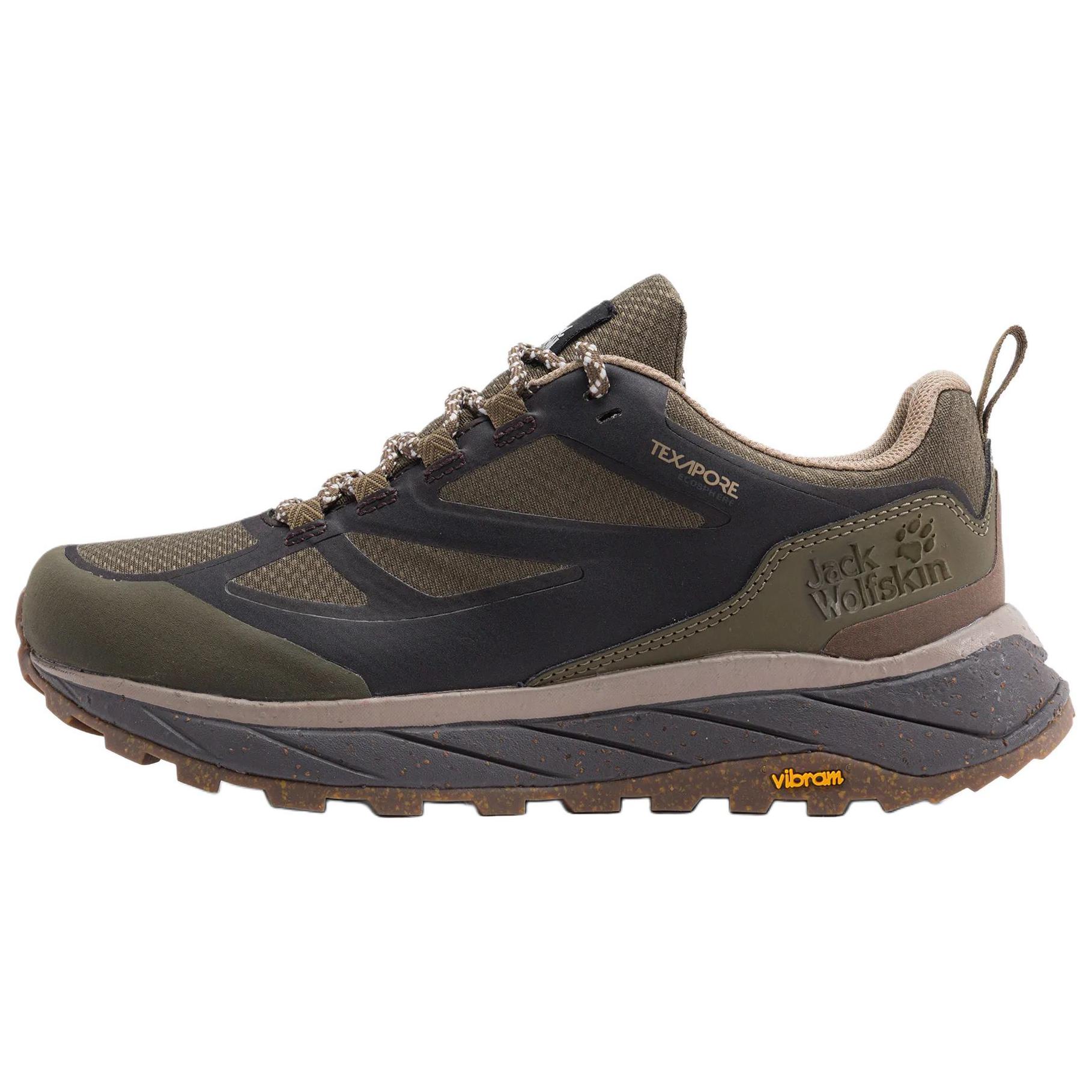 

JACK WOLFSKIN Мужские кроссовки Terraventure Slip Resistant, устойчивые к истиранию, низкие, коричневые