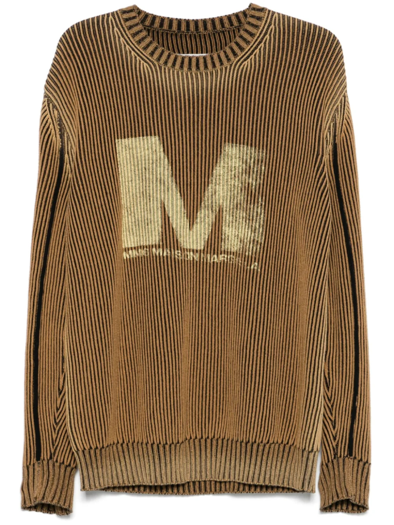 

MM6 Maison Margiela толстовка в рубчик, черный