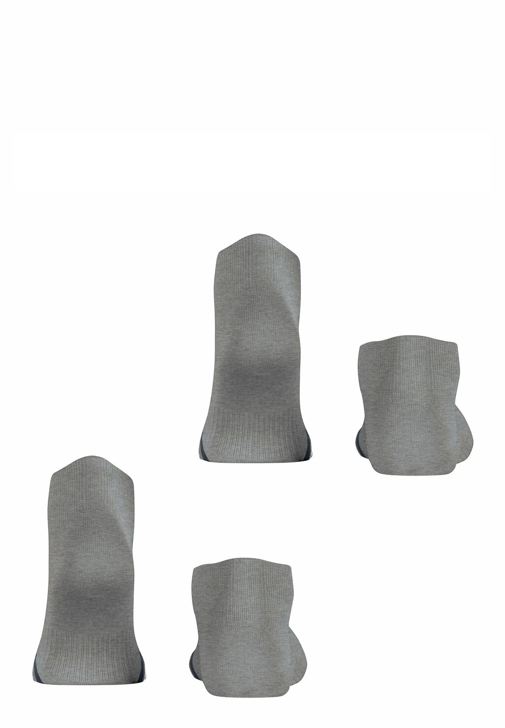 

Носки Accent Stripe 2-Pack with pattern Esprit, светло-серый