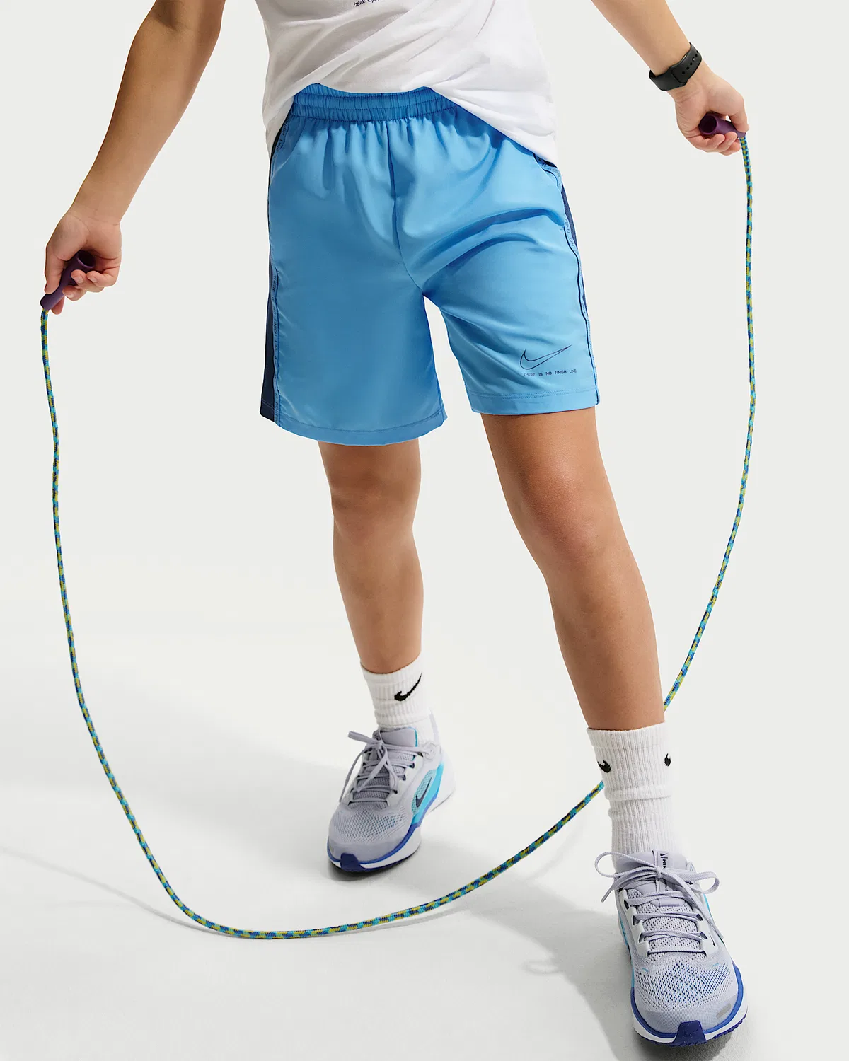 Детские шорты Nike Sportswear Multi Dri-FIT, University Blue/Mystic Navy/Mystic Navy — фото 4